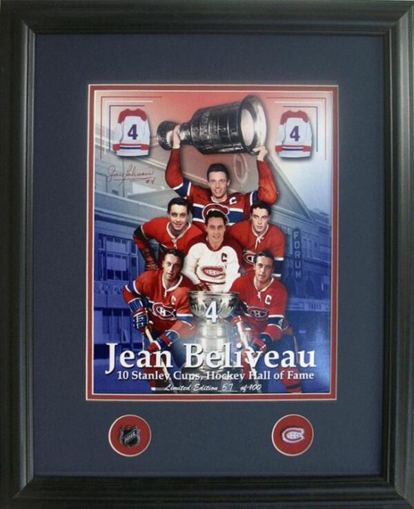 Jean Beliveau Signed
