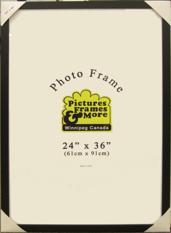 Narrow Black Satin PicturesFrames & More