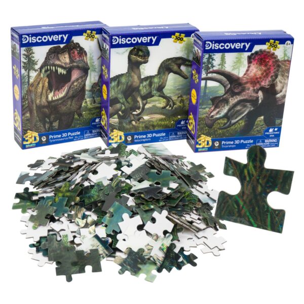 300 pc. 3D Dinosaur Puzzle