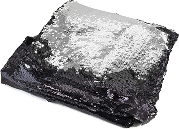 Reversible Sequin Blanket (Black/Silver)