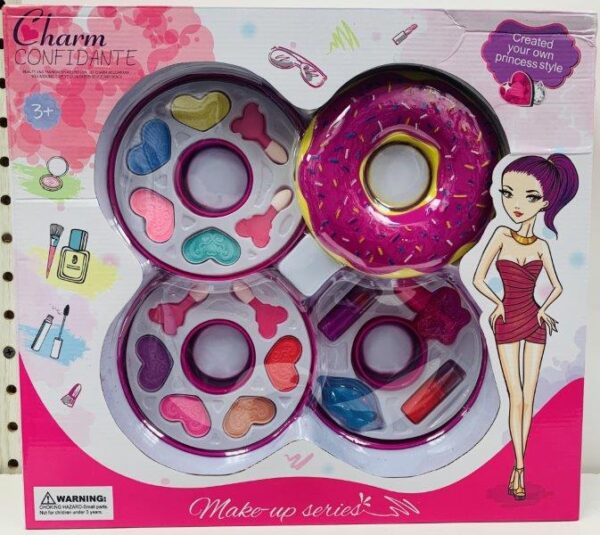 Kids Cosmetics In Donut Case