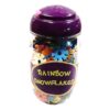 Interlocking Rainbow Snowflakes