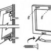 Wood Locking Security Hanging Hardware (with Wrench) - Image 3