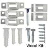 Wood Locking Security Hanging Hardware (with Wrench)