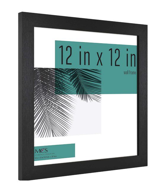 12" x 12" Black Square Frame