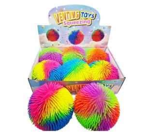 Large Rainbow Squishy Furball