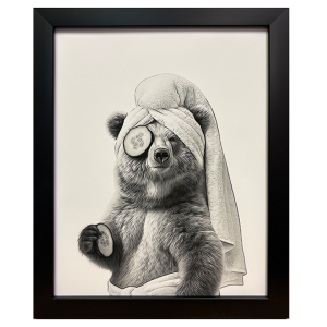 Bear with Cucumber
