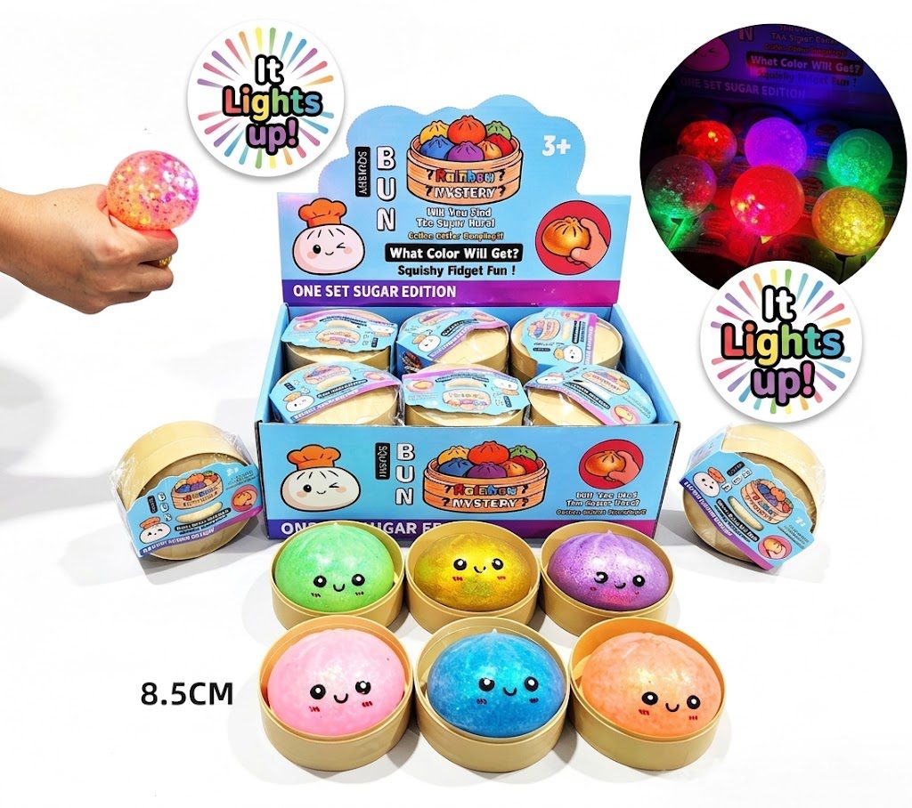Rainbow Mystery Steamed Buns- Light Up